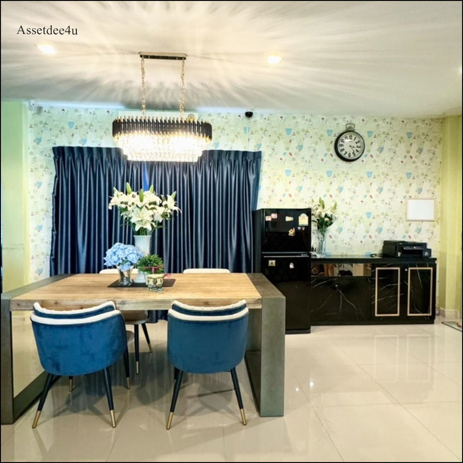 รูป AH592 ให้เช่าบ้านเดี่ยว เฟอร์นิเจอร์ครบ คูณสุขวิลล่า นวลจันทร์ ใกล้ทางด่วนรามอินทรา - รูปที่ 10/12