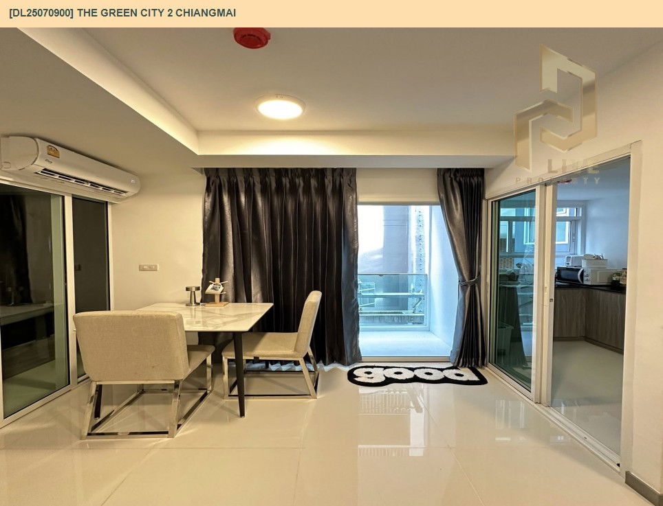 picture DL25070900 Condo for rent, The Green City 2 Chiangmai near -, ready to move in, call urgently 0656133286 LineID @534wlwof - 4/9