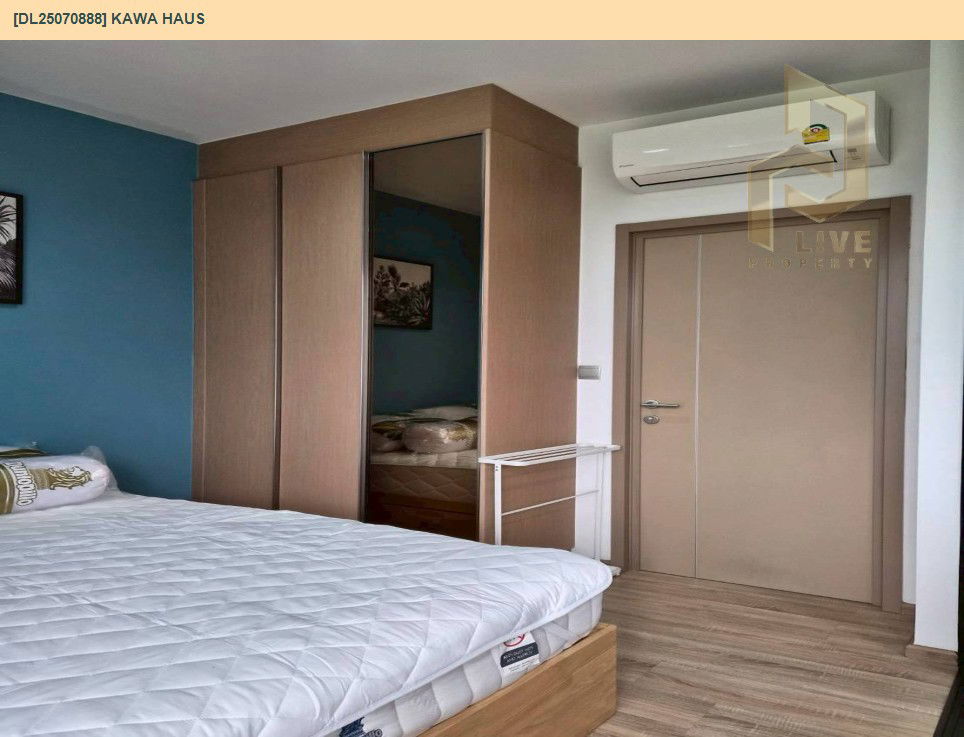 รูป DL25070888 ให้เช่าคอนโด คาวะ เฮาส์ (KAWA HAUS) ใกล้ BTS อ่อนนุช พร้อมเข้าอยู่ โทรด่วน 0638692663 LineID @534wlwof - รูปที่ 5/7