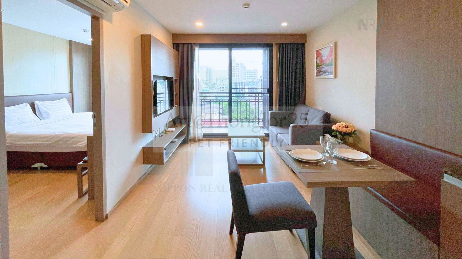 picture 🚩 For Rent Condo ART @ THONGLOR 25 Building 1, Floor 8,2 bed room, Room size 40 sqm - 3/8
