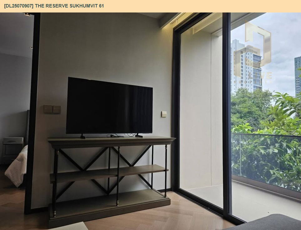 รูป DL25070907 ให้เช่าคอนโด เดอะ รีเซิร์ฟ สุขุมวิท 61 (The Reserve Sukhumvit 61) ใกล้ BTS เอกมัย พร้อมเข้าอยู่ โทรด่วน 0638692663 LineID @534wlwof - รูปที่ 7/14