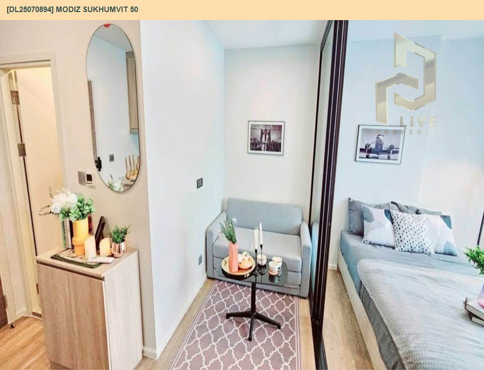picture MDL25070894 Condo for rent, MODIZ Sukhumvit 50 near BTS On Nut, ready to move in, call urgently 0656133286 LineID @655ebbvc - 5/7