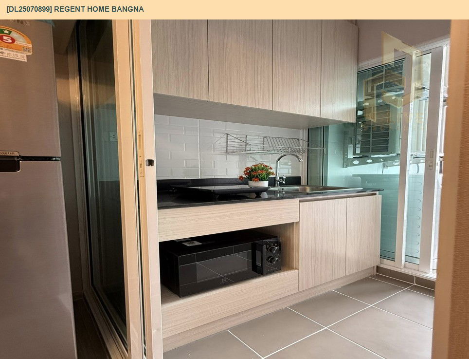 รูป DL25070899 ให้เช่าคอนโด รีเจ้นท์ โฮม บางนา (Regent home bangna) ใกล้ BTS บางนา พร้อมเข้าอยู่ โทรด่วน 0638692663 LineID @655ebbvc - รูปที่ 7/8