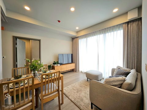 For rent Whizdom The Forestias has a natural view of a 30-rai forest garden. The room layout is wide-fronted, comfortable and perfect @40,000 Baht