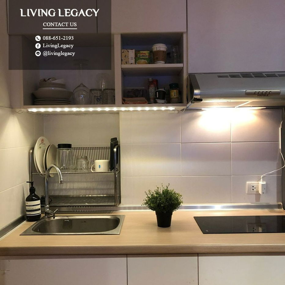 รูป SH697A ให้เช่าคอนโด Lumpini Place Srinakarin - Huamark Station 52 ตร.ม. ชั้น 2 ตึก A line id : @livinglegacy - รูปที่ 5/6
