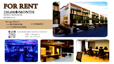 Home office for rent : 🔥 For Rent: The Element Rama 9 — Premium Home Office with Full Furnishings!