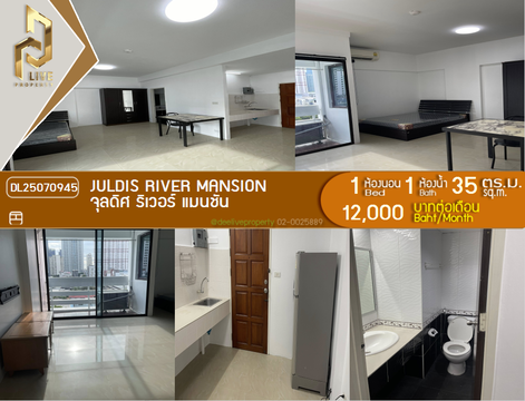 DL25070945 Condo for rent, Juldis River Mansion near -, ready to move in, call urgently 0656133286 LineID @655ebbvc
