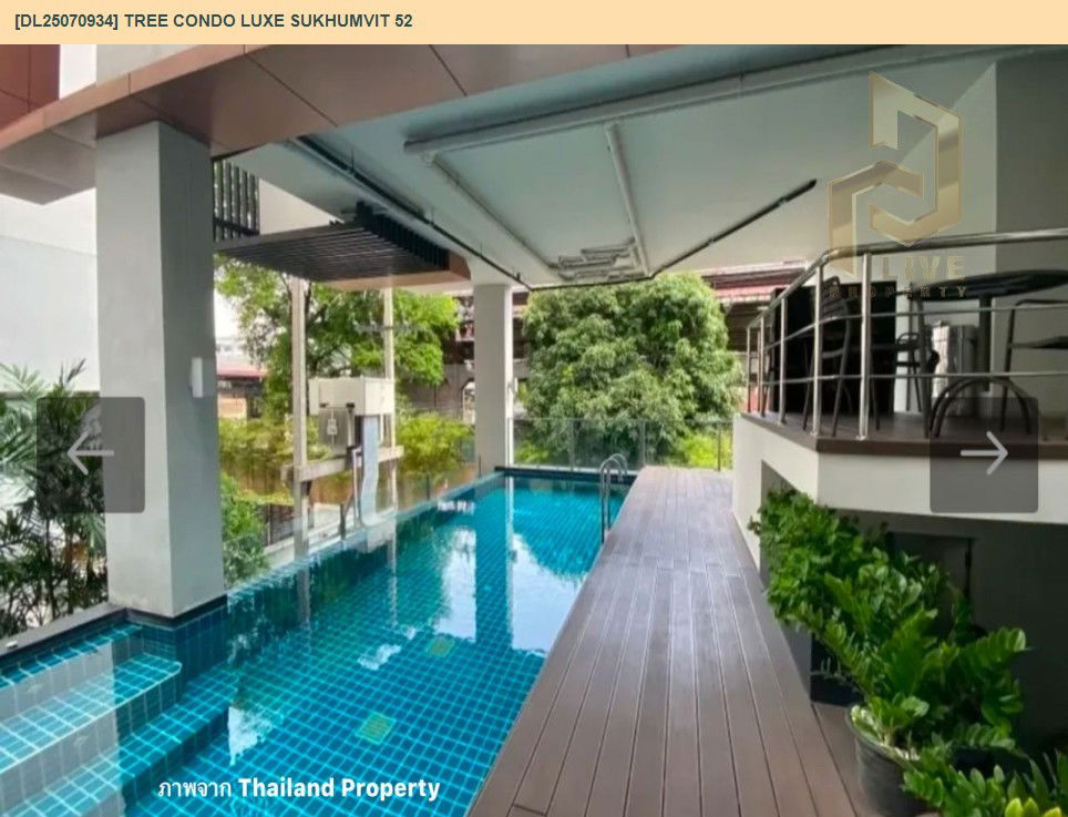 รูป MDL25070934 ให้เช่าคอนโด ทรี คอนโด ลักซ์ สุขุมวิท 52 (Tree Condo LUXE Sukhumvit 52) ใกล้ BTS อ่อนนุช พร้อมเข้าอยู่ โทรด่วน 0638692663 LineID @655ebbvc - รูปที่ 12/12
