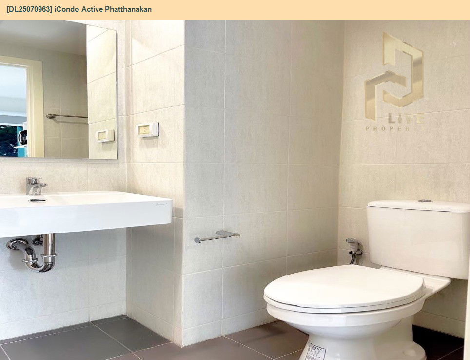 picture DL25070963 Condo for rent, iCondo Active Phatthanakan near Airport Rail Link Hua Mak, ready to move in, call urgently 0656133286 LineID @655ebbvc - 10/11