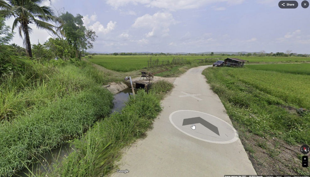 รูป ขายที่ดินสีชมพู 5 ไร่ 96 ตร.ว. ต.เมืองพาน อ.พาน จ.เชียงราย – วิวทุ่งโล่ง ติดถนนคอนกรีต พร้อมคลองชลประทาน‼️ - รูปที่ 5/5