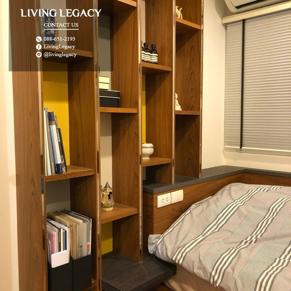 รูป SH697A ให้เช่าคอนโด Lumpini Place Srinakarin - Huamark Station 52 ตร.ม. ชั้น 2 ตึก A line id : @livinglegacy - รูปที่ 6/6