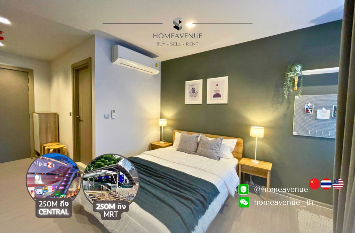picture Life Asoke-Rama 9 ✨ Renovated unit, ready to move in 🚇 Next to MRT Rama 9 | Line: @homeavenue 💥HA-4174 - 1/10
