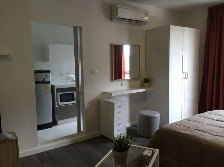 picture Condo for rent, beautiful, DCONDO CAMPUS RESORT Bangna, 30 sq m, decorated by professional architects. - 2/10