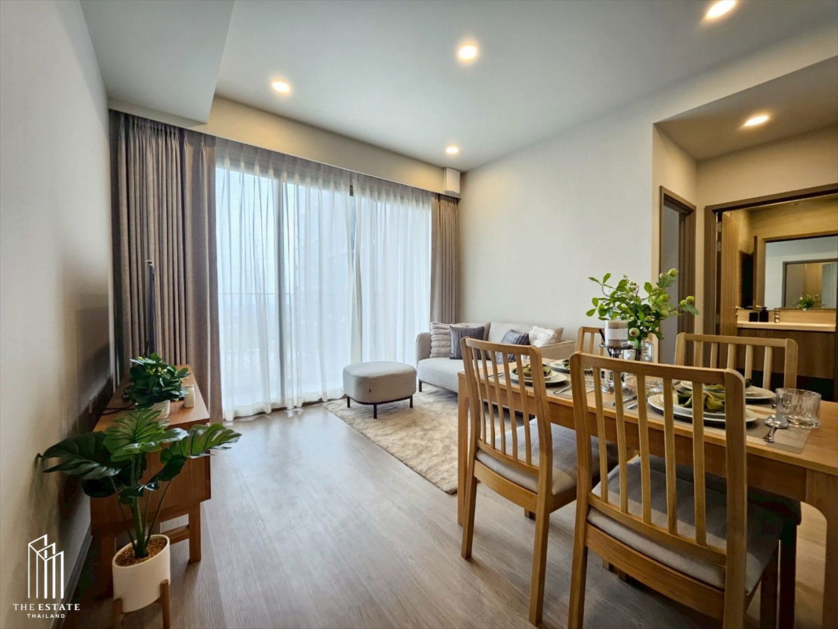 picture For rent Whizdom The Forestias has a natural view of a 30-rai forest garden. The room layout is wide-fronted, comfortable and perfect @40,000 Baht - 4/16