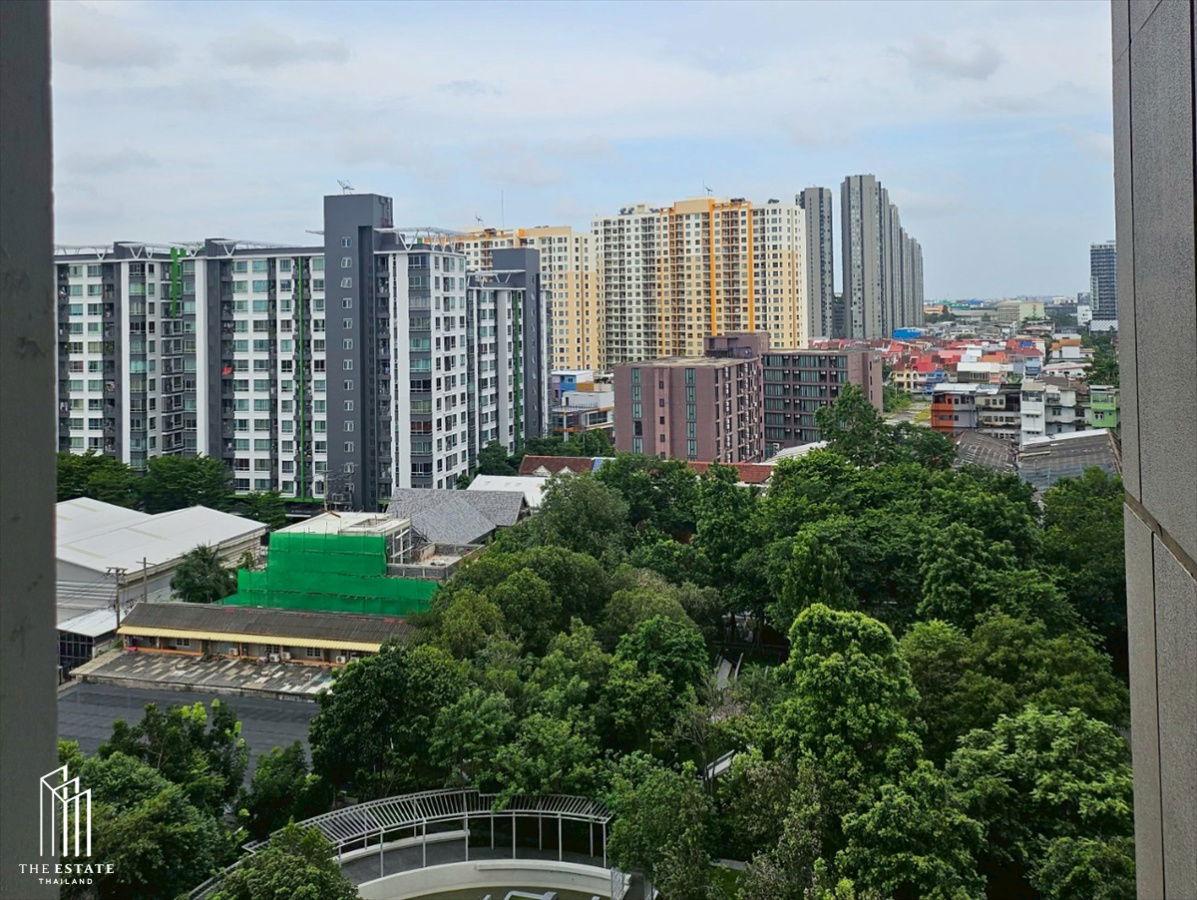 picture Whizdom Connect for rent, garden views and green spaces, near BTS Punnawithi, 27.05 sq.m., 1 bedroom @ 16,000 baht - 5/7