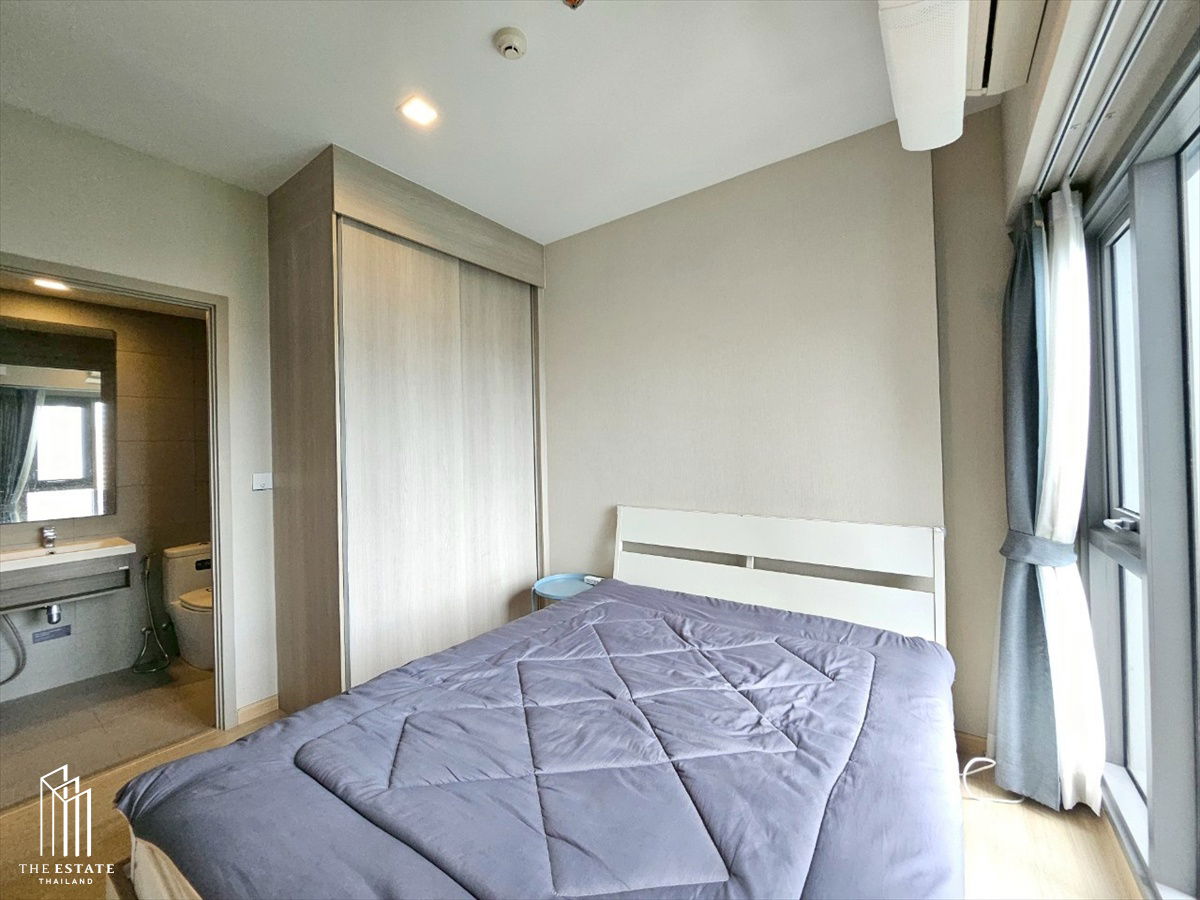 picture Whizdom Connect for rent, garden views and green spaces, near BTS Punnawithi, 27.05 sq.m., 1 bedroom @ 16,000 baht - 4/7