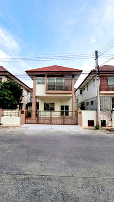 บ้านแฝดให้เช่า : บ้านแฝดให้เช่า สไตส์บ้านเดี่ยว เฟอร์ครบ ลำลูกกาคลองสี่ ลาดสวาย หมู่บ้านบุณฑริกนิวสไตส์