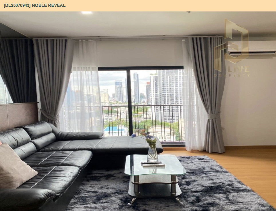 picture DL25070943 Condo for rent, Noble Reveal near BTS Ekkamai, ready to move in, call urgently 0656133286 LineID @534wlwof - 4/9