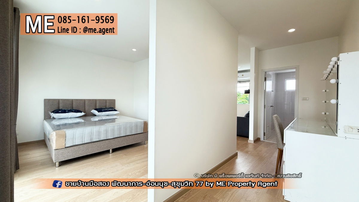 picture For Rent Newly Renovated House, 3-Storey townhouse, Villette City Pattanakarn 38, new furniture throughout the house (RTC26-24) - 17/27
