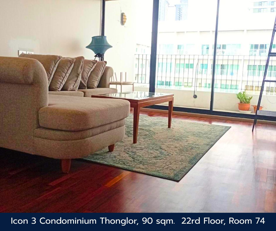 picture Condo for Rent The Icon 3 Thonglor 22nd Floor 90 sqm - 6/8
