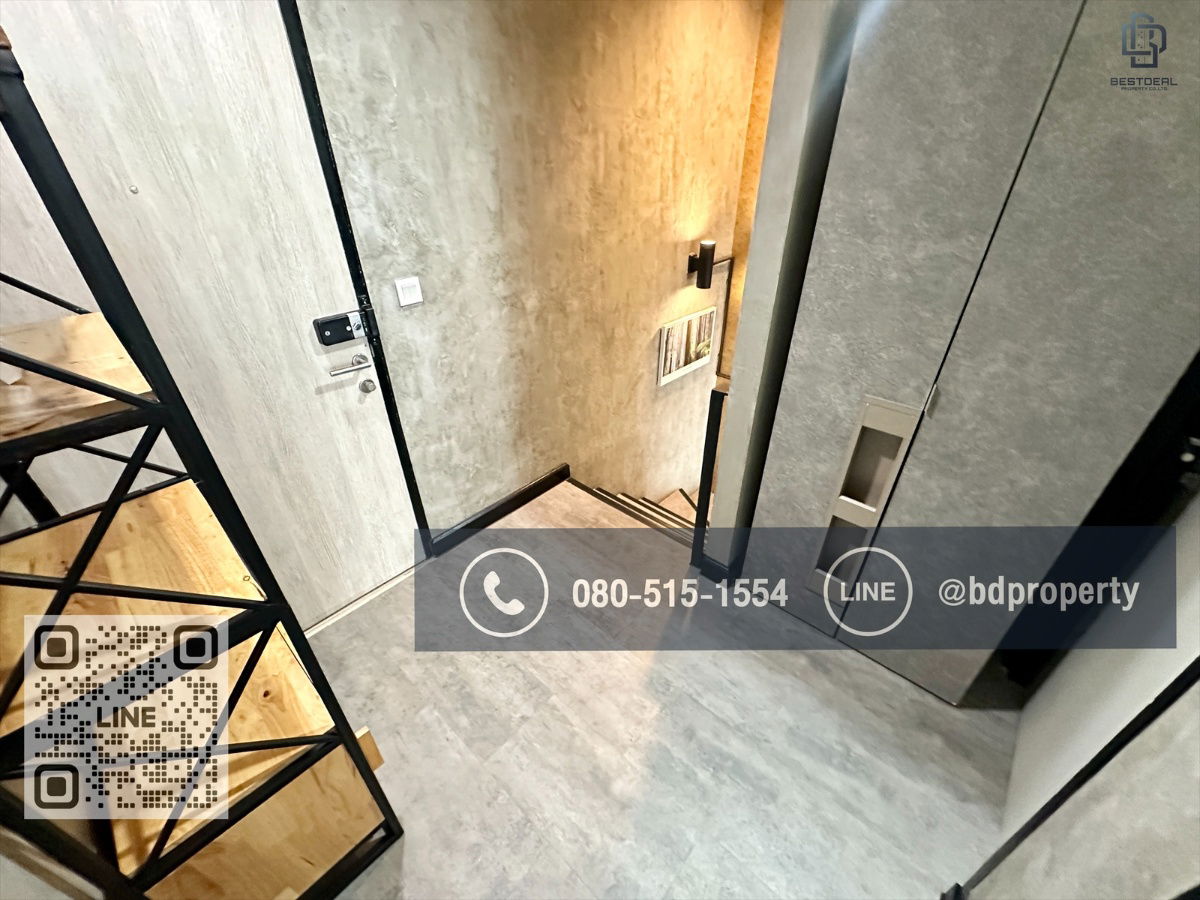 picture Bestdeal FOR RENT CONDO. “Ideo Mobi Rama 9”2bedroom Duplex 62sqm. Rental 30,000 THB /month  Near Phraram Kao 9 MRT Station 80 meters. - 8/17