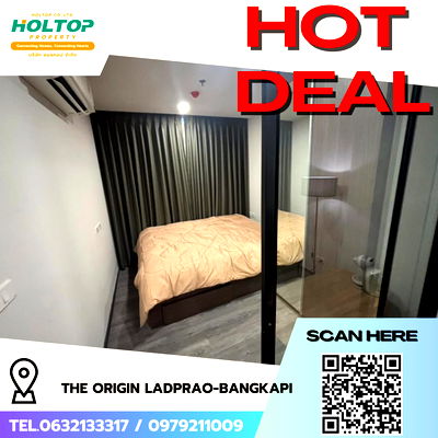 เช่าคอนโด MRT ลาดพร้าว 101 : #R5405  ให้เช่าคอนโด The Origin Ladprao-Bangkapi