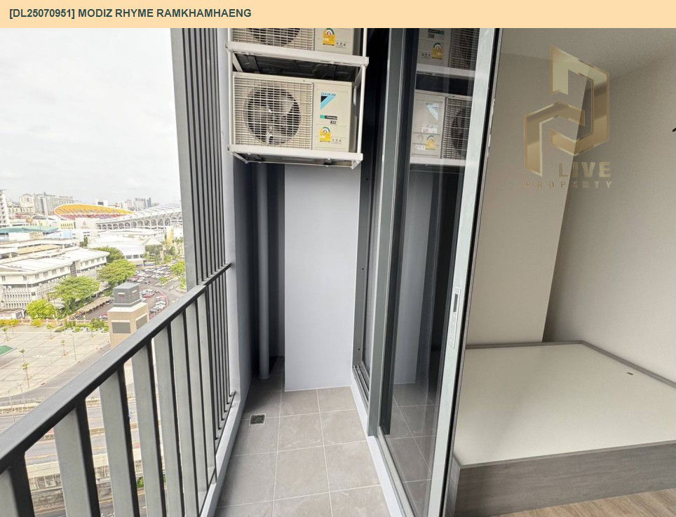 picture DL25070951 Condo for rent, Modiz Rhyme Ramkhamhaeng near MRT รามคำแหง, ready to move in, call urgently 0656133286 LineID @534wlwof - 9/11