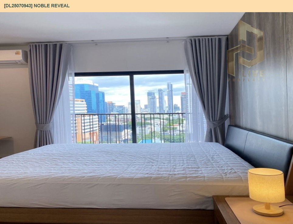 picture DL25070943 Condo for rent, Noble Reveal near BTS Ekkamai, ready to move in, call urgently 0656133286 LineID @534wlwof - 3/9