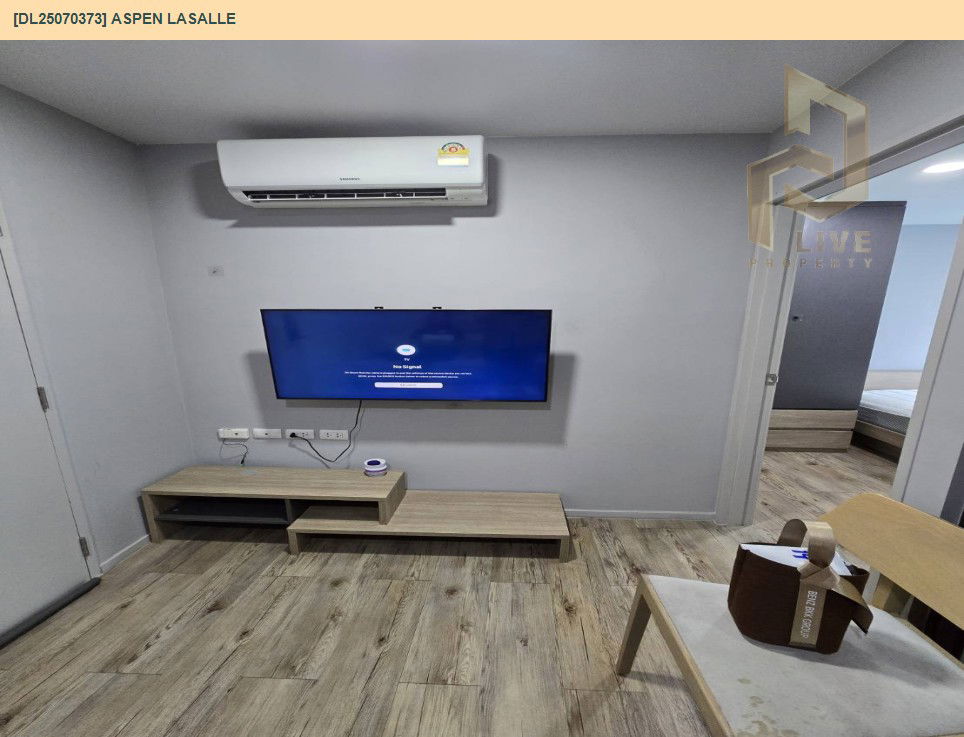 รูป DL25070373 ให้เช่าคอนโด เอสเพน ลาซาล (Aspen Lasalle) ใกล้ MRT ศรีลาซาล พร้อมเข้าอยู่ โทรด่วน 0638692663 LineID @655ebbvc - รูปที่ 2/9