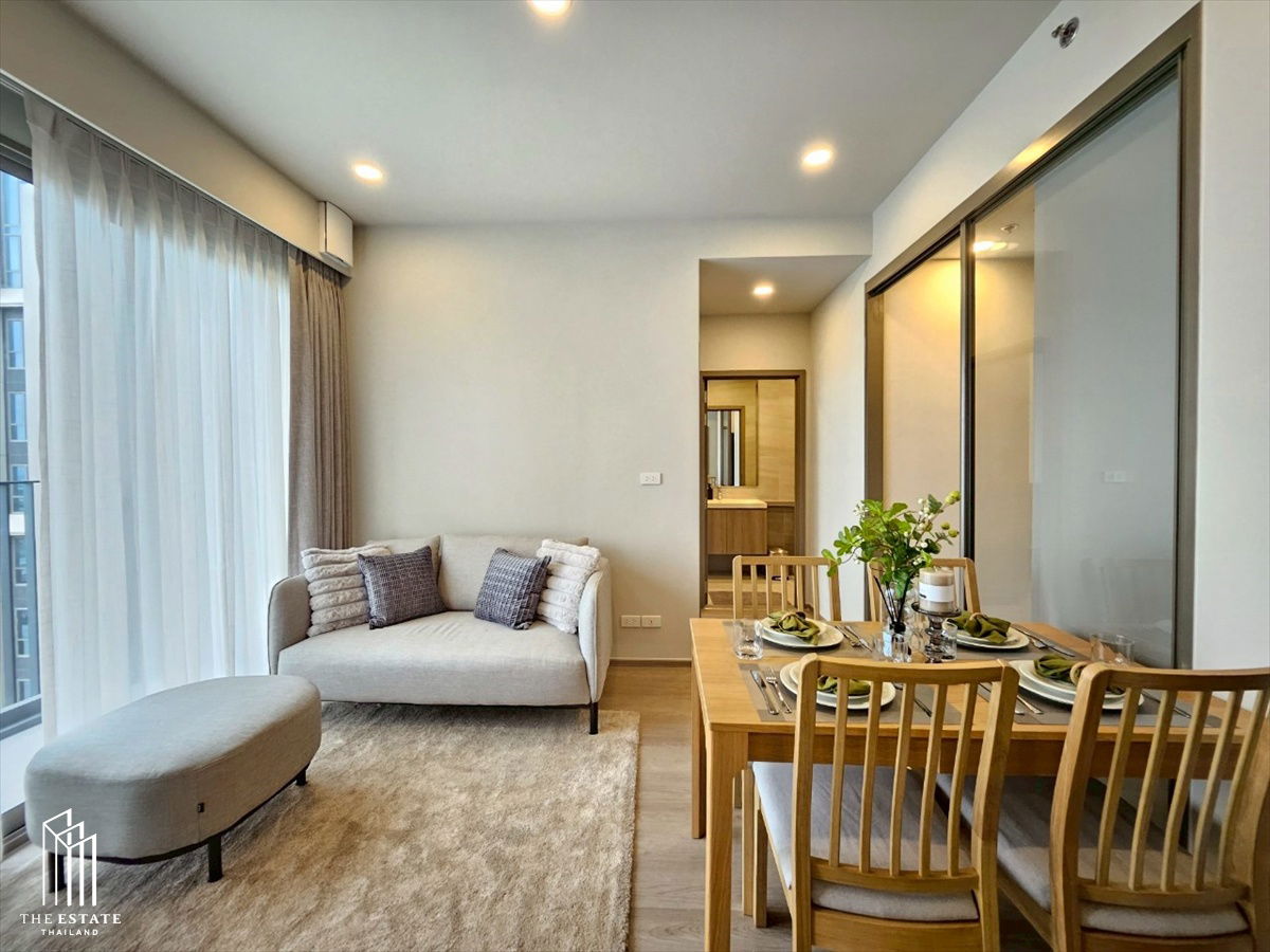 picture For rent Whizdom The Forestias has a natural view of a 30-rai forest garden. The room layout is wide-fronted, comfortable and perfect @40,000 Baht - 14/16