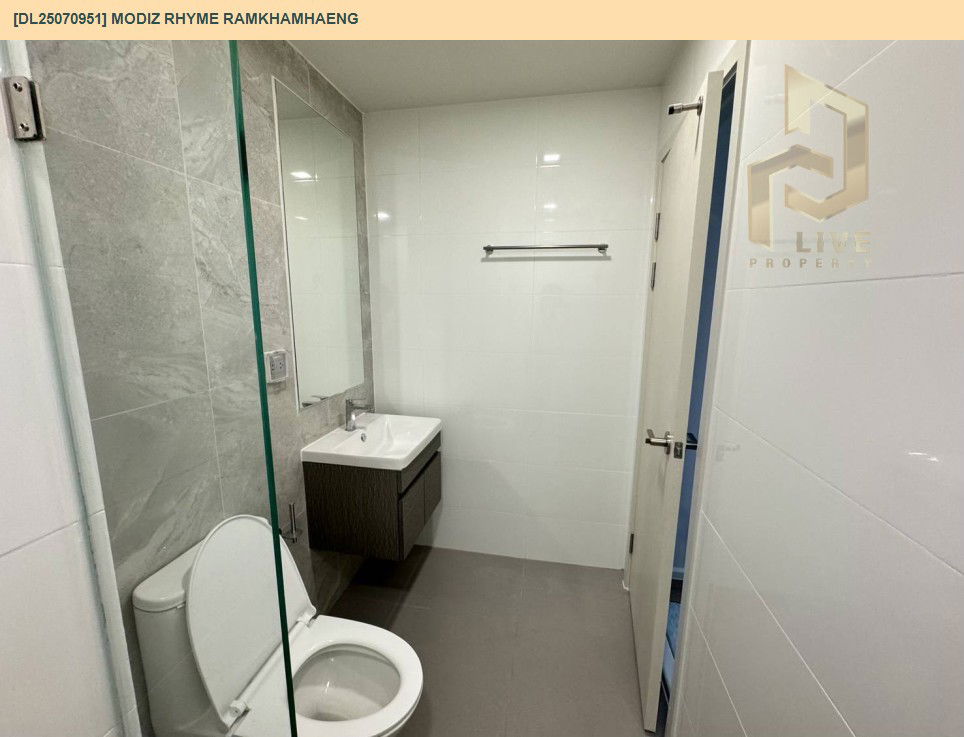 picture DL25070951 Condo for rent, Modiz Rhyme Ramkhamhaeng near MRT รามคำแหง, ready to move in, call urgently 0656133286 LineID @534wlwof - 11/11