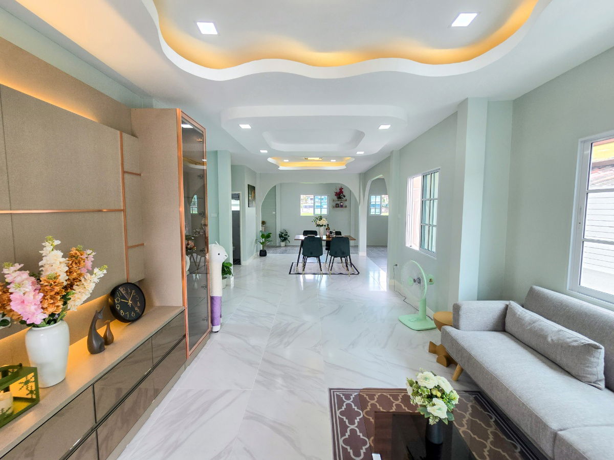 รูป บ้านเดี่ยว 2 ชั้น นิมิตใหม่ 40 รีโนเวทใหม่ พื้นที่เยอะ กว้างขวาง มีโซนจัดสวน มุมนั่งเล่น - รูปที่ 6/19