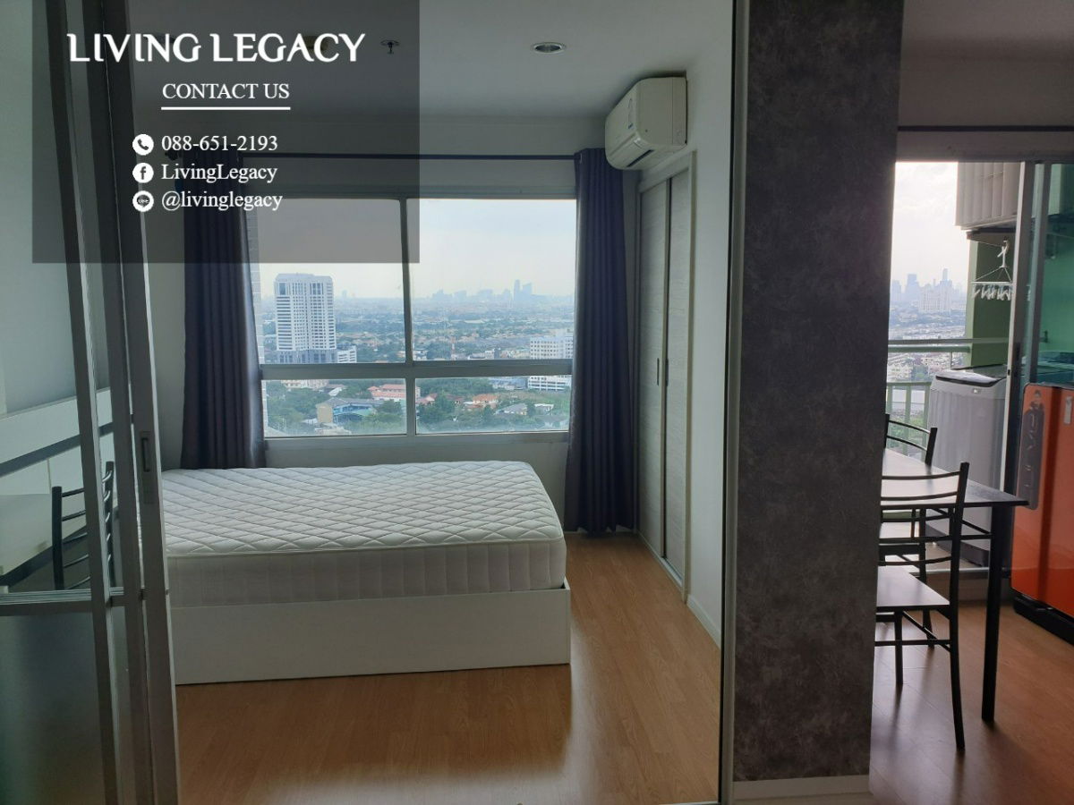รูป LT6TMV7I ให้เช่าคอนโด Lumpini Place Srinakarin - Huamark Station 27 ตร.ม. ชั้น 25 ตึก A line id : @livinglegacy - รูปที่ 2/2