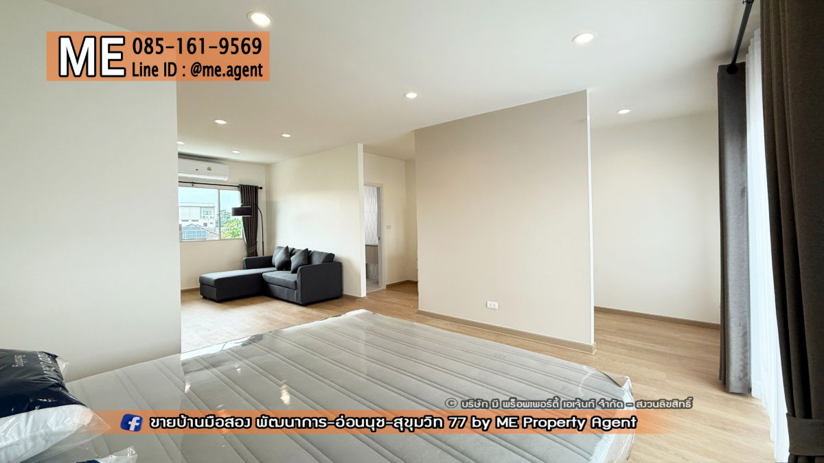 picture For Rent Newly Renovated House, 3-Storey townhouse, Villette City Pattanakarn 38, new furniture throughout the house (RTC26-24) - 18/27