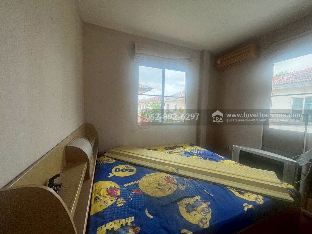 picture Two-story detached house for sale in the Chollada project, Wat Lat Pla Duk, size 52.4 square wah. Beautiful house, good atmosphere, - 3/15