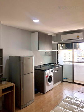 🚩 For Rent Condo PRATUNAM PRESTIGE Building 1, Floor 20,Studio, Room size 31 sqm