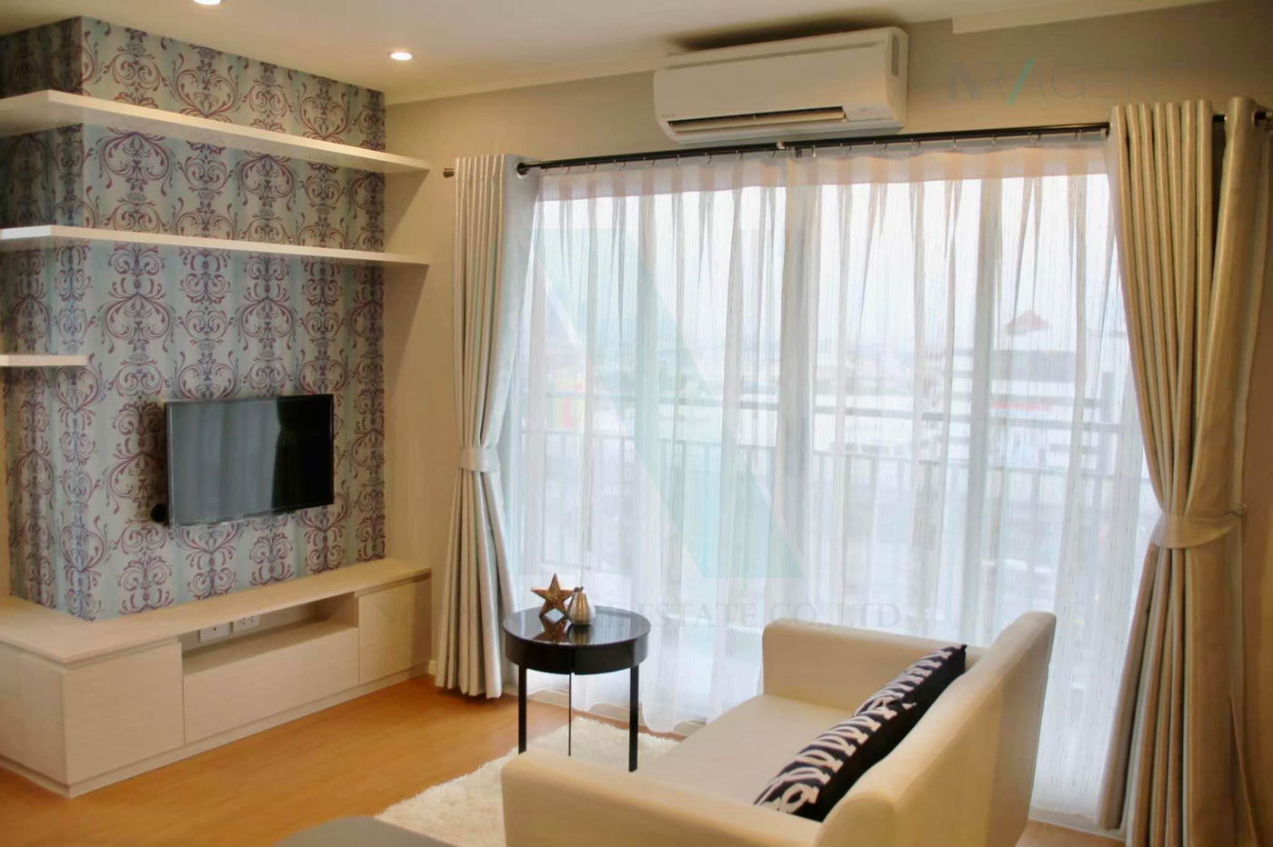 picture 🚩 For Rent Condo LUMPINI PARK RATTANA THIBET- NGAMWONGWAN Building A, Floor 11,1 bed room, Room size 36.00 sqm - 3/8