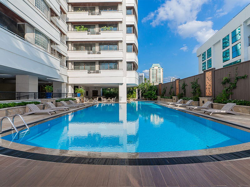 รูป Mayfair Garden 🌅 ยูนิตหรู วิวทะเลสาบและพระอาทิตย์ตก ✨ พร้อมห้องแม่บ้าน ใกล้ BTS อโศก - รูปที่ 7/7
