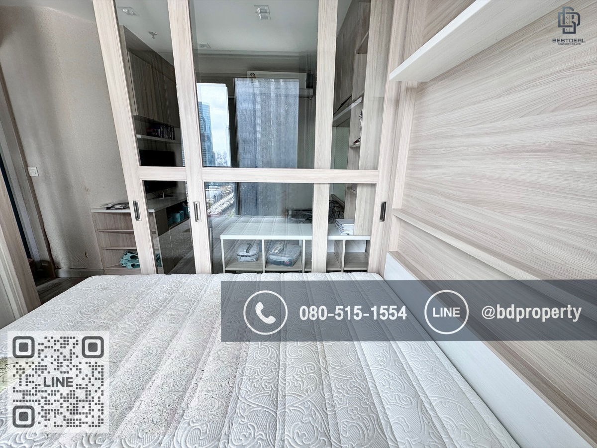 รูป Bestdeal ขายด่วน  Studio 22 sqm.ห้องสวย เฟอร์ครบ ขายเพียง 3.39ล้านเท่านั้น  ดูลงทุนไม่ควรพลาด ใกล้MRT และ เซ็นทรัลพระราม 9 เพียง 80 ม. - รูปที่ 4/8