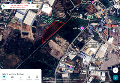 ที่ดิน ถนนพระราม 2 : ขายที่ดินเปล่า 10 ไร่ 3 งาน 26 ตร.ว. ต.คอกกระบือ อ.เมืองสมุทรสาคร จ.สมุทรสาคร