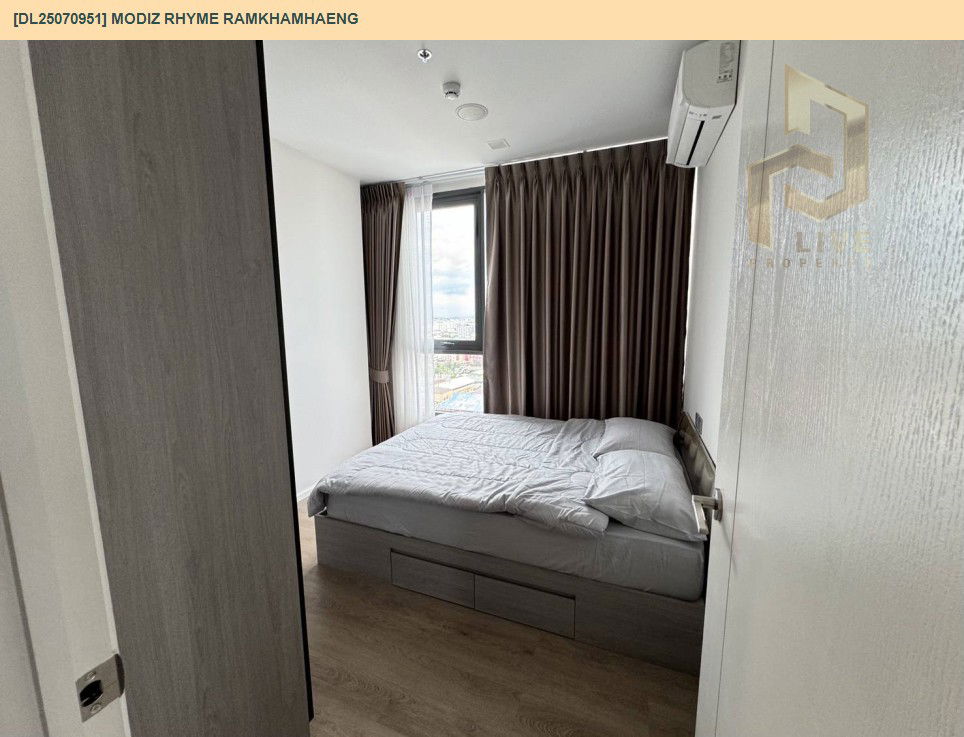 picture DL25070951 Condo for rent, Modiz Rhyme Ramkhamhaeng near MRT รามคำแหง, ready to move in, call urgently 0656133286 LineID @534wlwof - 7/11