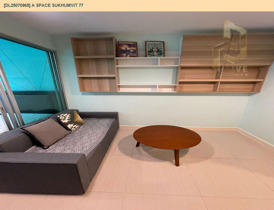 รูป DL25070965 ให้เช่าคอนโด เอ สเปซ สุขุมวิท 77 (A Space Sukhumvit 77) ใกล้ BTS อ่อนนุช พร้อมเข้าอยู่ โทรด่วน 0638692663 LineID @655ebbvc - รูปที่ 2/8
