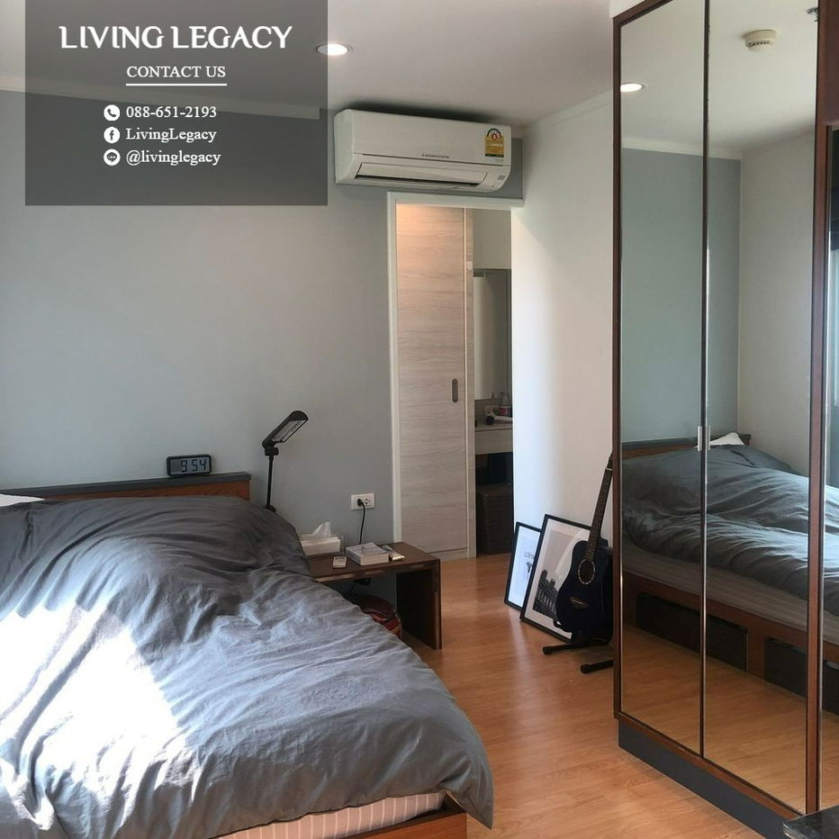 รูป SH697A ให้เช่าคอนโด Lumpini Place Srinakarin - Huamark Station 52 ตร.ม. ชั้น 2 ตึก A line id : @livinglegacy - รูปที่ 4/6