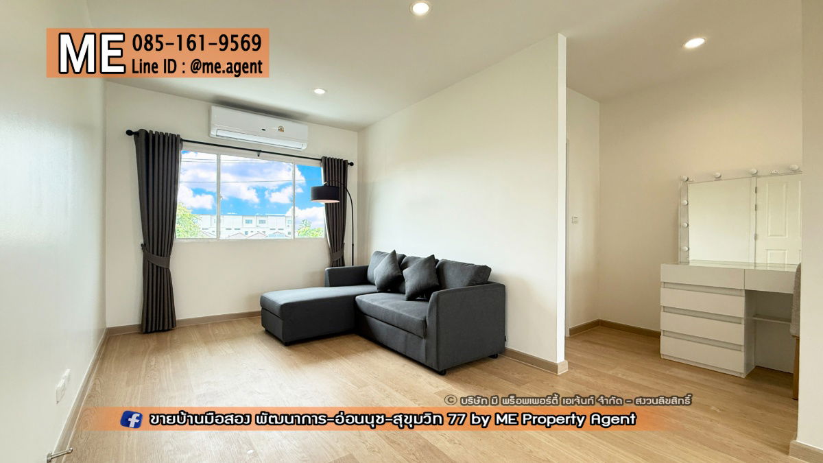 picture For Rent Newly Renovated House, 3-Storey townhouse, Villette City Pattanakarn 38, new furniture throughout the house (RTC26-24) - 19/27