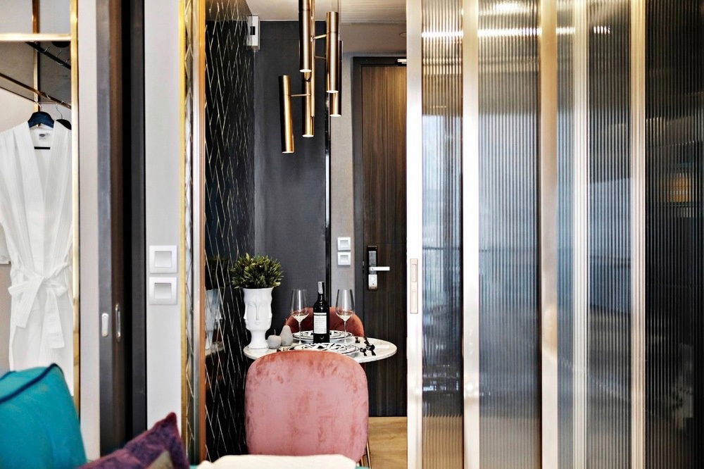 picture 🔥 For Rent !!🔥 Code C20231000162..........Ashton Asoke, 1 bedroom, 1 bathroom, high floor 14++, furnished, ready to move in 📣📣 - 4/8