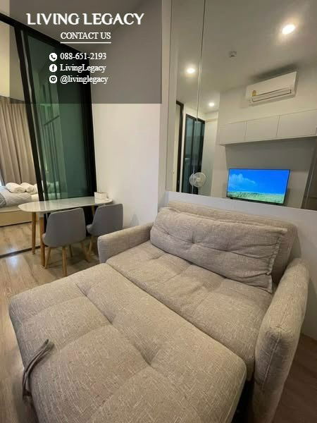 รูป SQRXQ8 ให้เช่าคอนโด KnightsBridge Collage Ramkhamhaeng 26.4 ตร.ม. ชั้น 3 line id : @livinglegacy - รูปที่ 6/8
