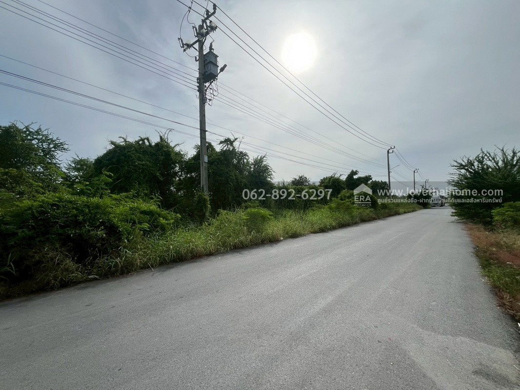 picture Land for sale, beautiful plot, Soi Pracha Uthit 76, Bang Khun Thian, size 10 rai, good location, large plot, next to public road, - 7/9