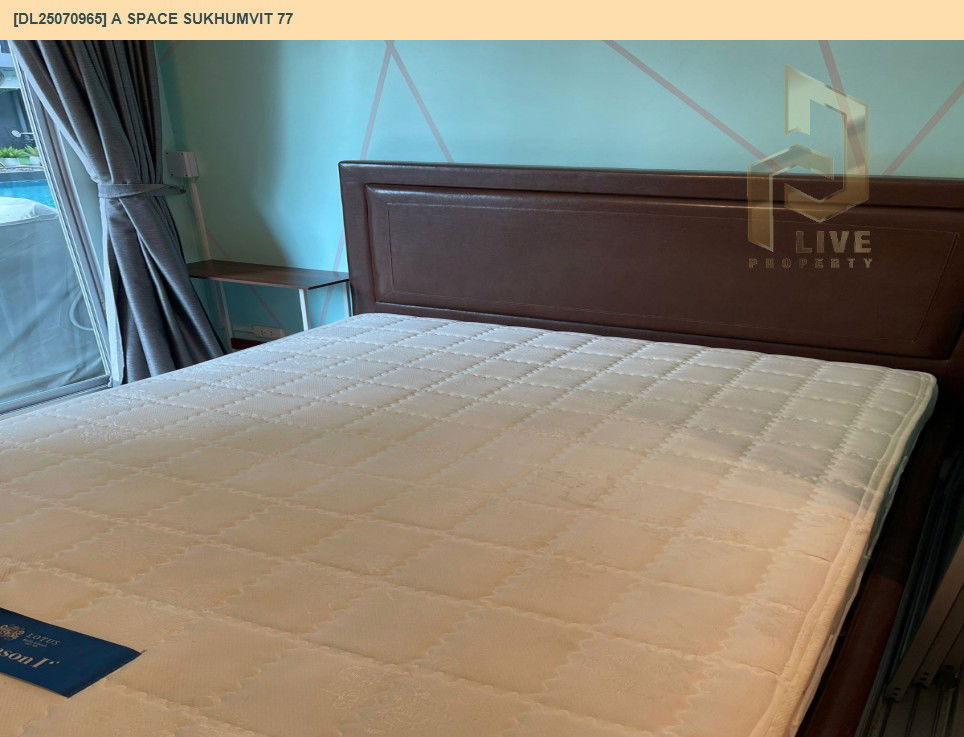 รูป DL25070965 ให้เช่าคอนโด เอ สเปซ สุขุมวิท 77 (A Space Sukhumvit 77) ใกล้ BTS อ่อนนุช พร้อมเข้าอยู่ โทรด่วน 0638692663 LineID @655ebbvc - รูปที่ 3/8