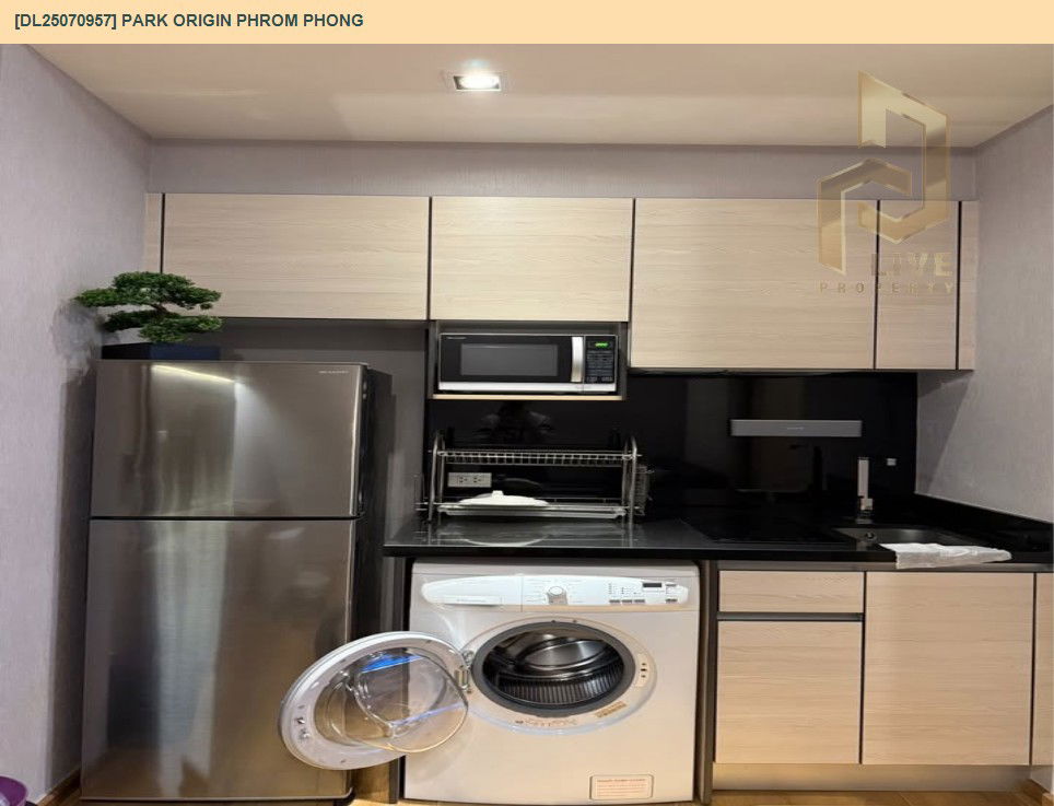 รูป DL25070957 ให้เช่าคอนโด พาร์ค ออริจิ้น พร้อมพงษ์ (PARK ORIGIN PHROM PHONG) ใกล้ BTS พร้อมพงษ์ พร้อมเข้าอยู่ โทรด่วน 0638692663 LineID @655ebbvc - รูปที่ 7/8