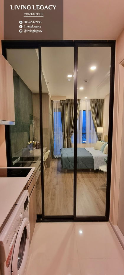 รูป SH4J1S ให้เช่าคอนโด KnightsBridge Collage Ramkhamhaeng 23.4 ตร.ม. ชั้น 24 line id : @livinglegacy - รูปที่ 2/9